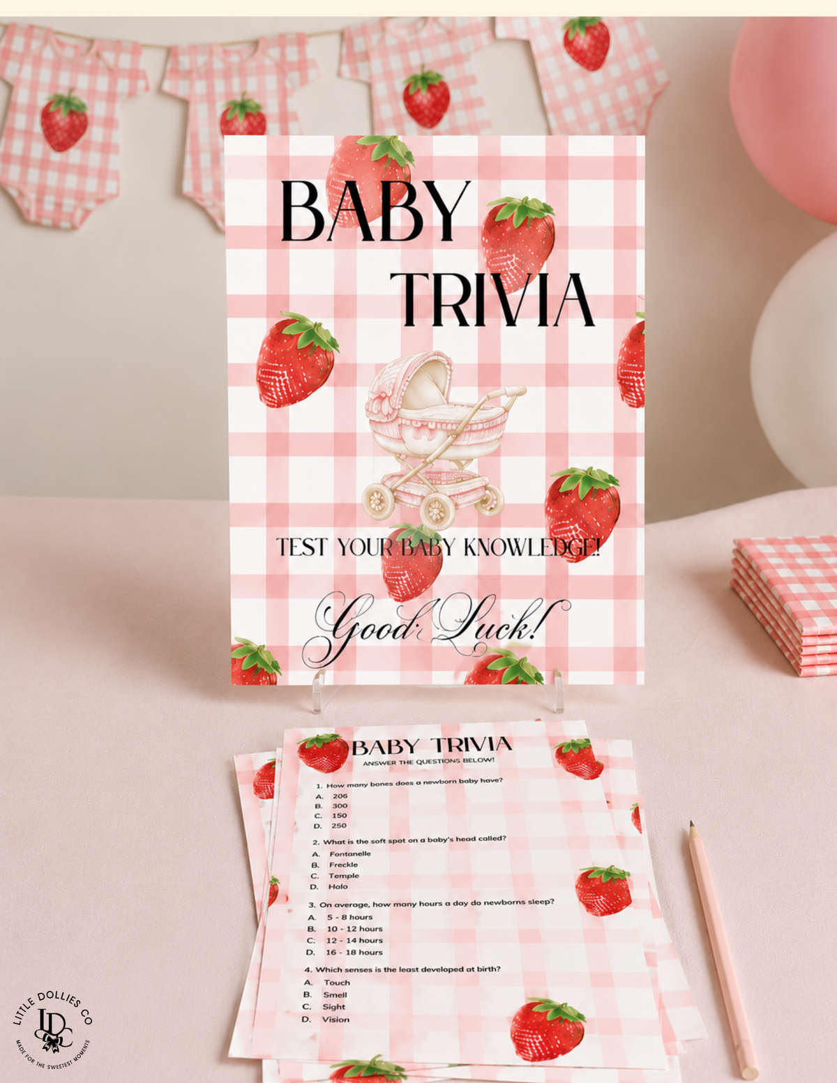 Baby Shower Invitations, Decorations & Games