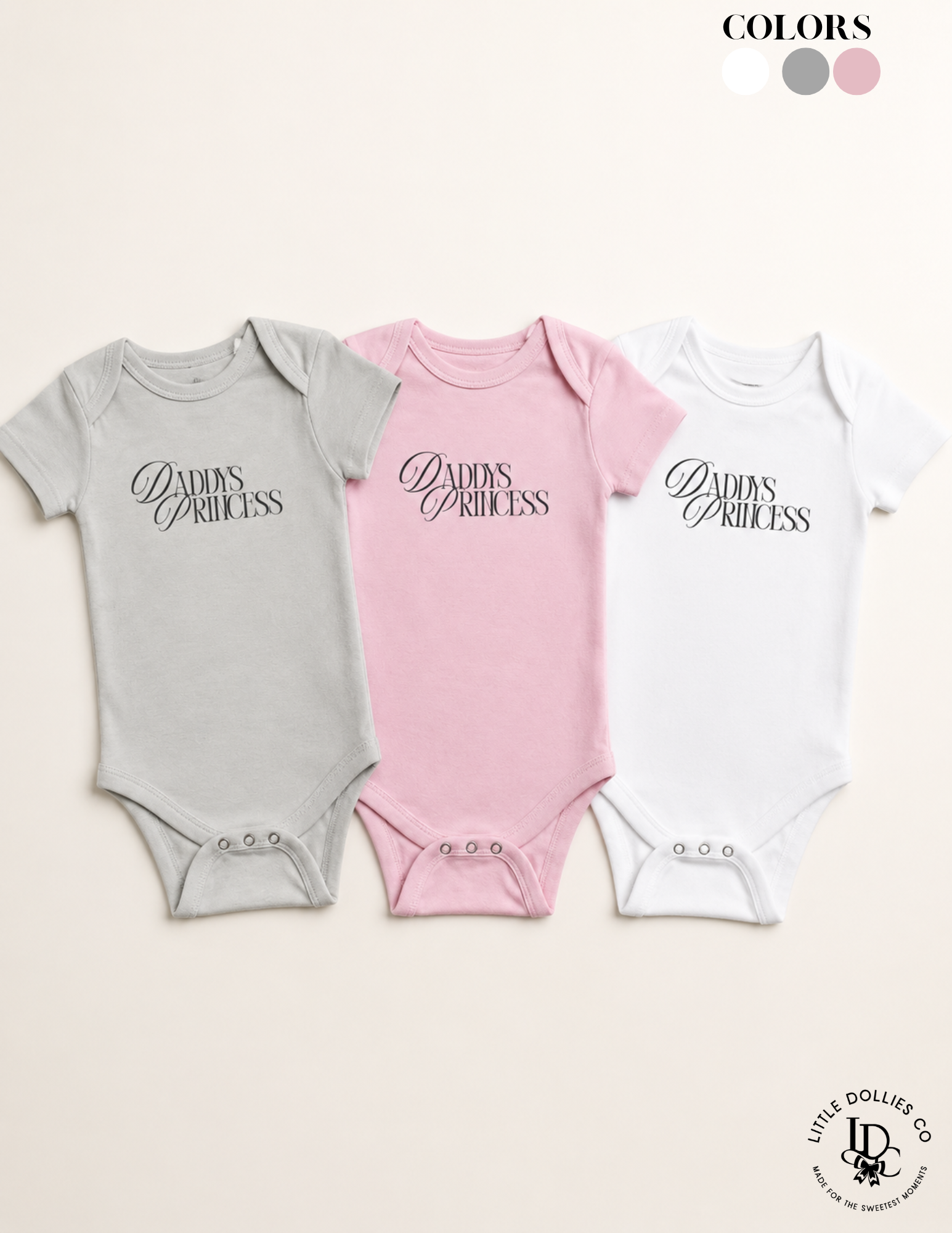 Daddy’s Princess Baby Onesie