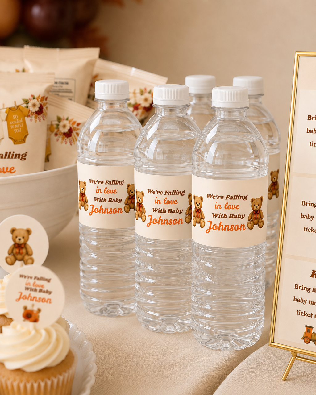 Fall Baby Shower Theme | Pumpkin Baby Shower Bundle | Falling in Love With Baby