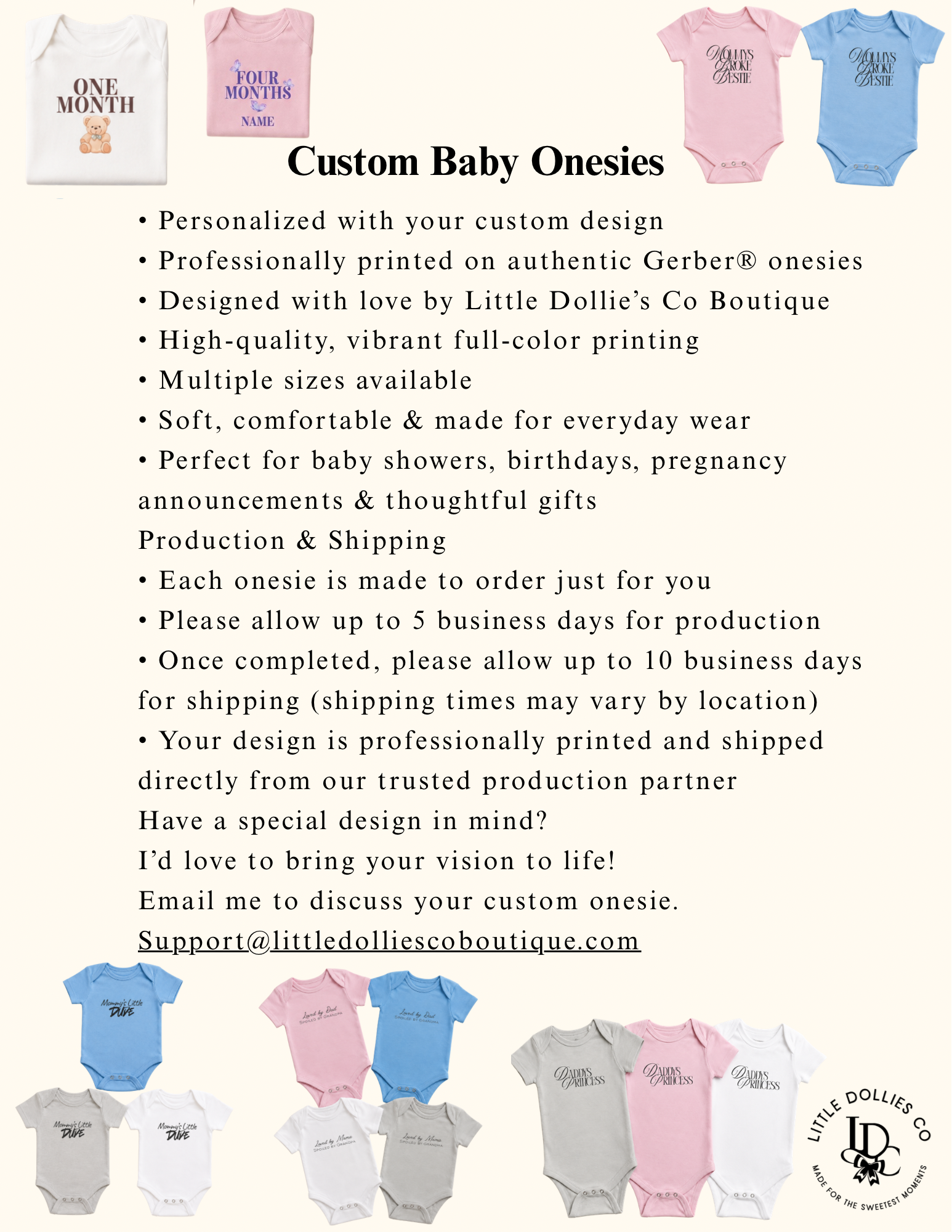 Custom Baby Onesie
