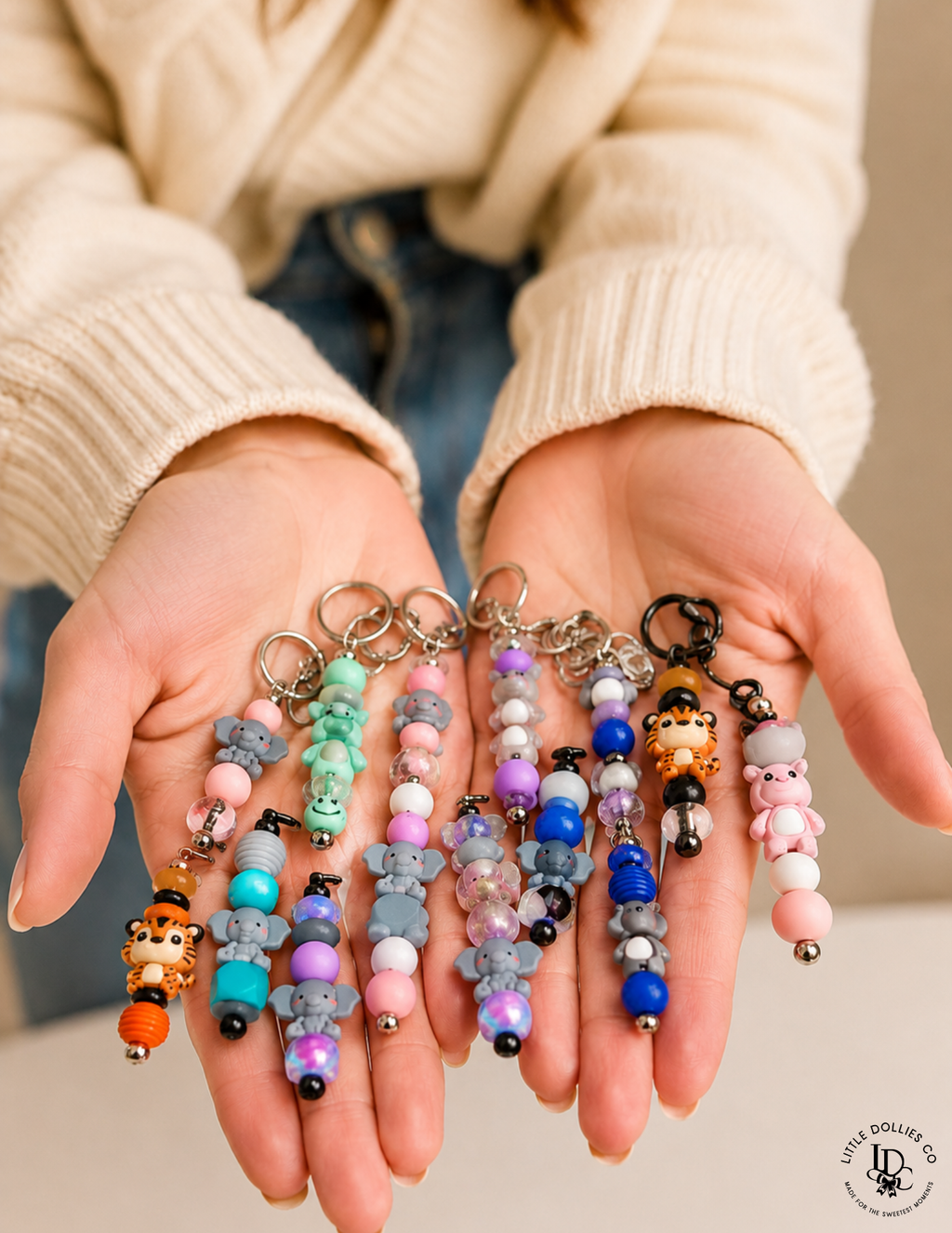 Birthday Party Favor Keychains