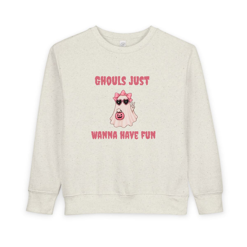 Beige Ghouls just wanna have fun sweater