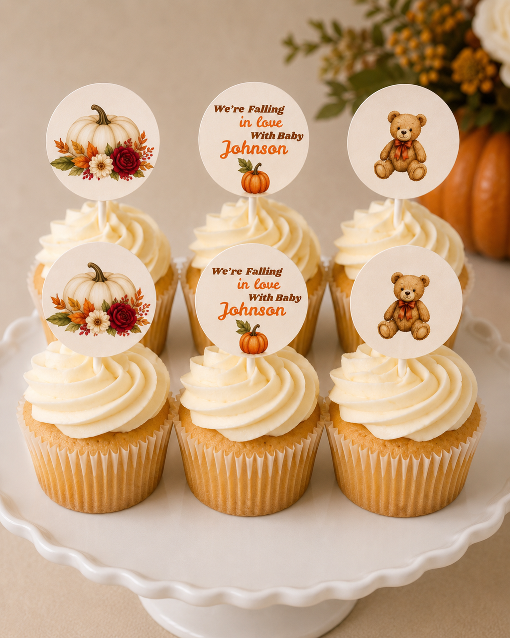 Fall Baby Shower Theme | Pumpkin Baby Shower Bundle | Falling in Love With Baby