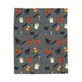 30 x 40 personalized Halloween throw blanket