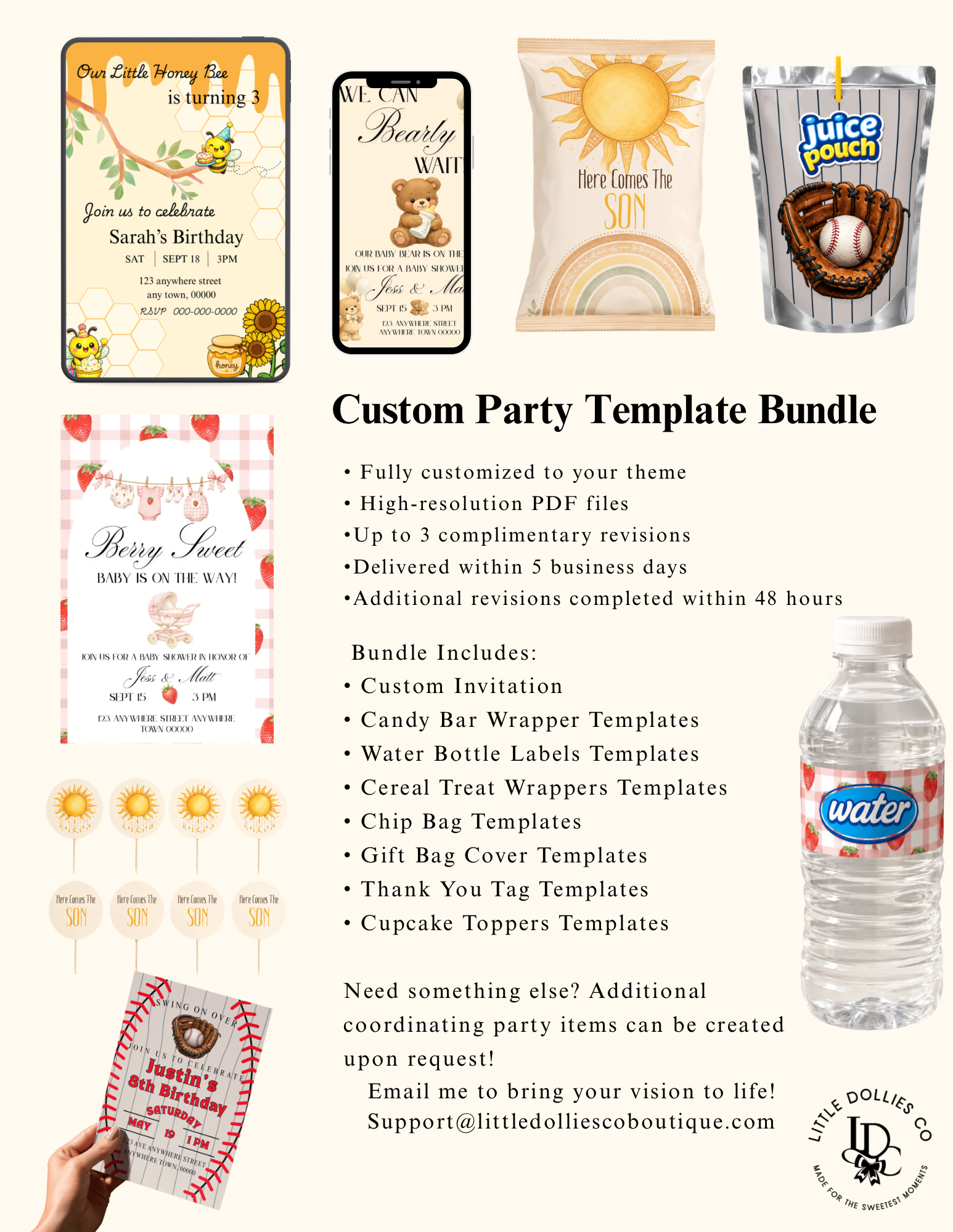 Custom Party Template Bundle