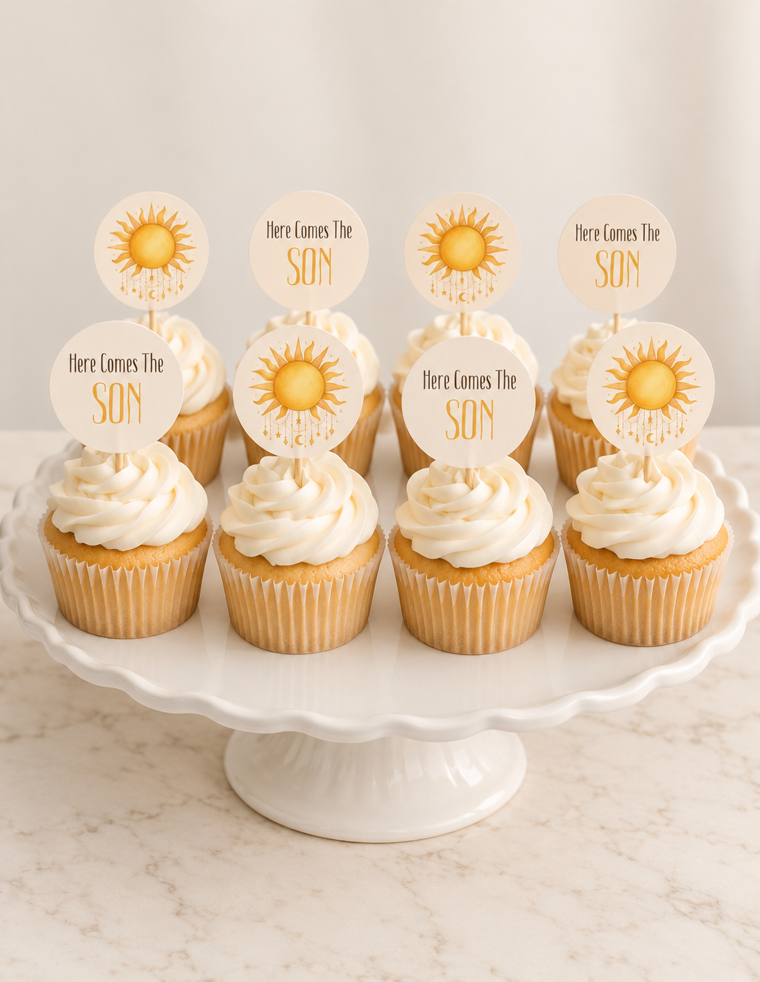 Custom Cupcake Toppers Personalized Party Decorations