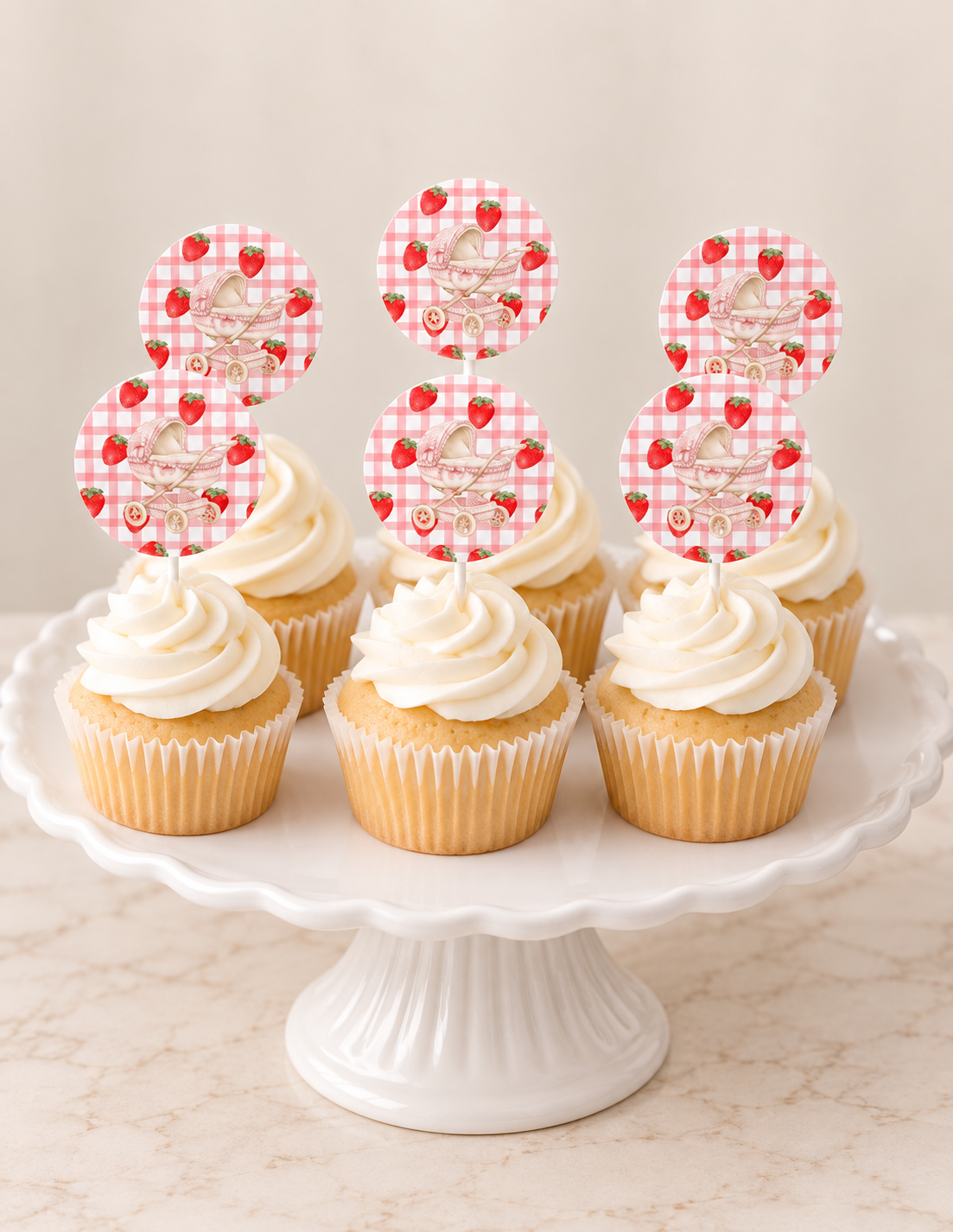 Custom Cupcake Toppers Personalized Party Decorations