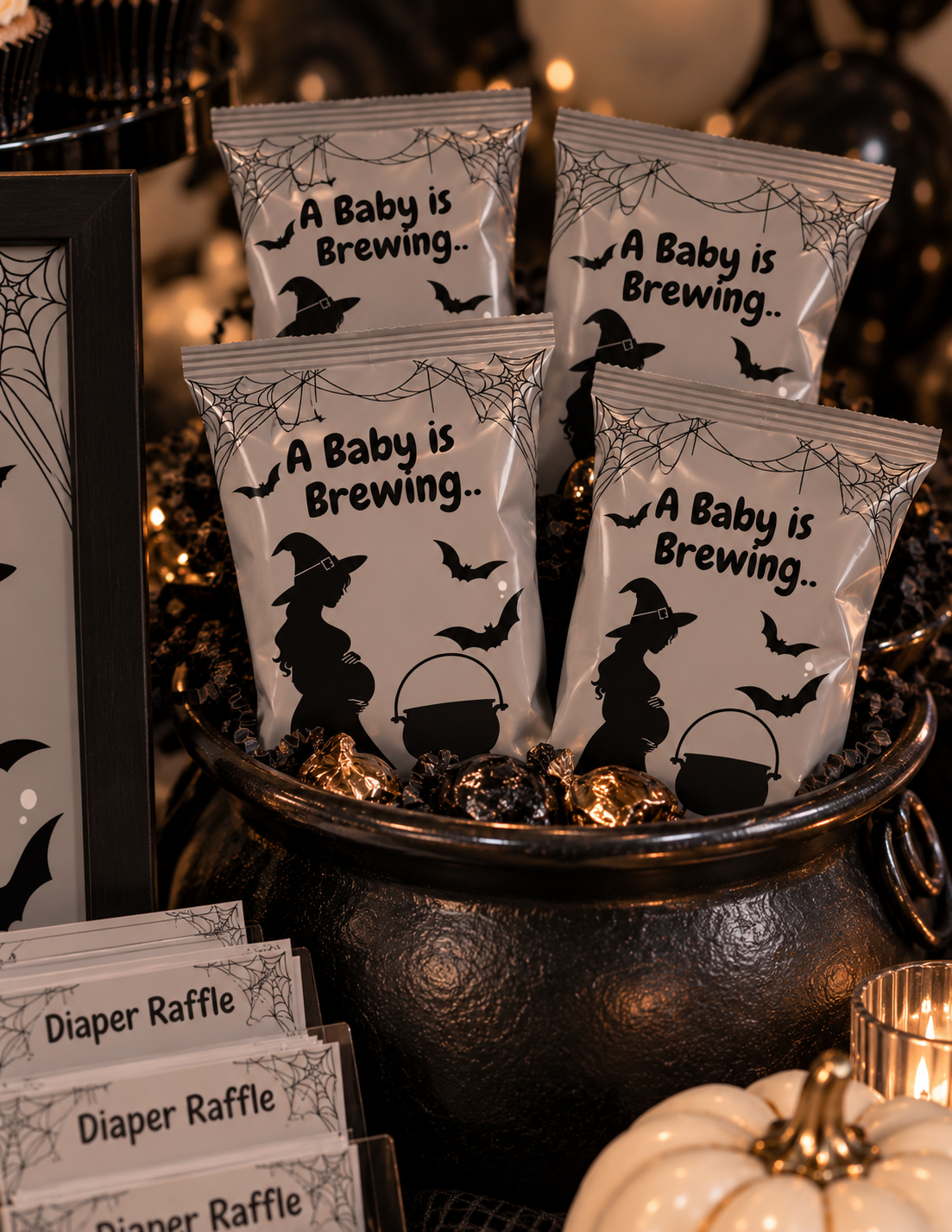 Personalized 1 oz chip bag wrapper for birthdays, baby showers, and celebrations