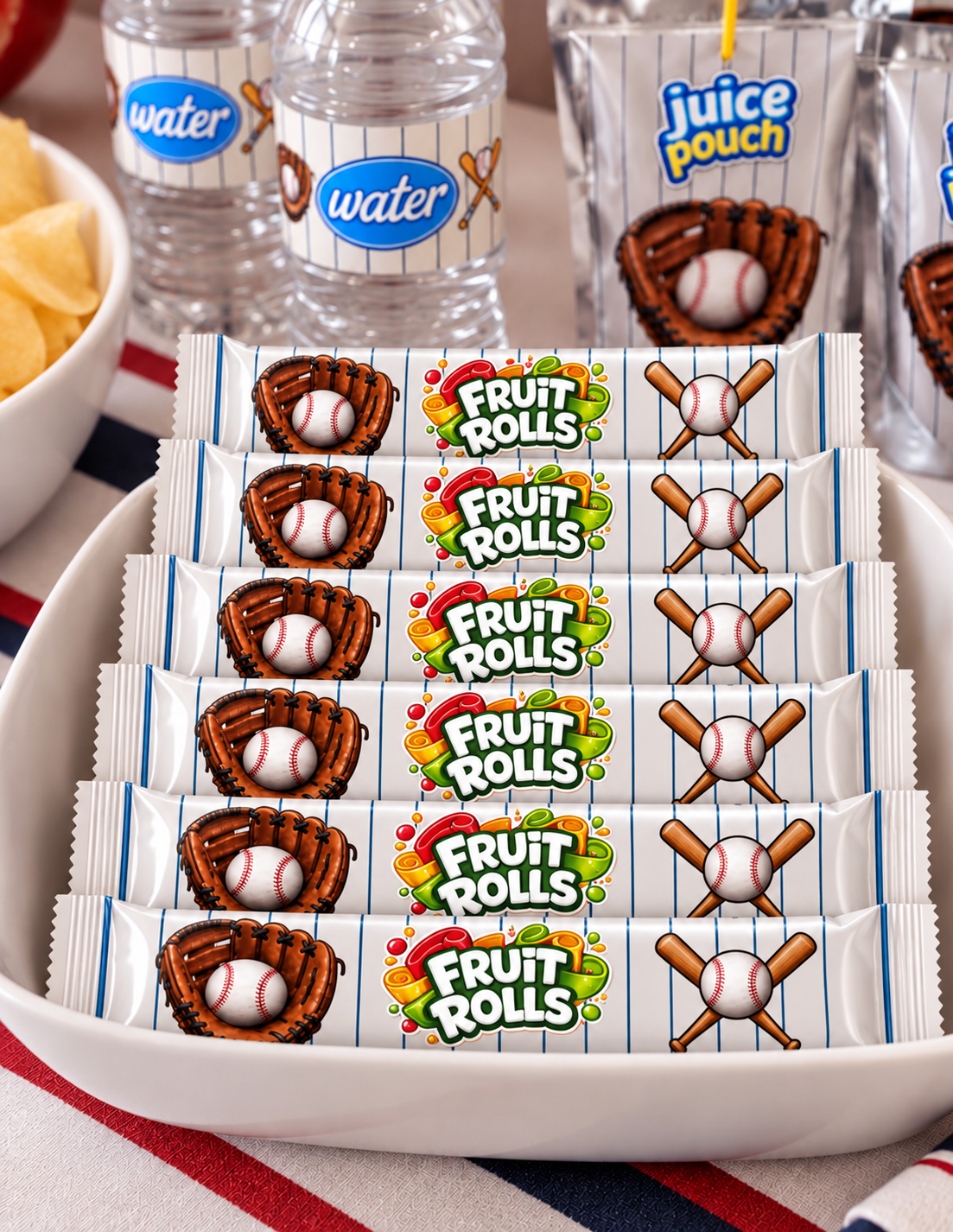 Personalized Fruit Roll-Ups wrapper