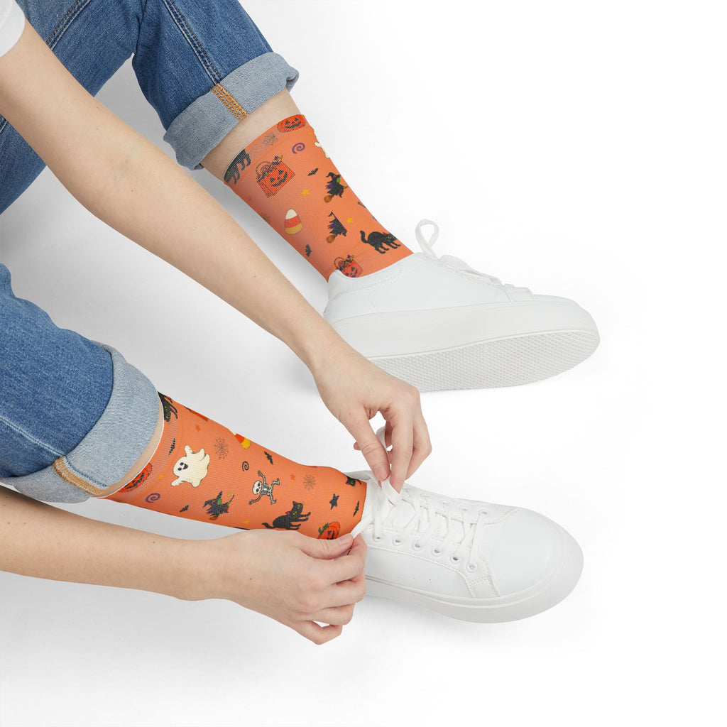 Spooky Halloween socks with